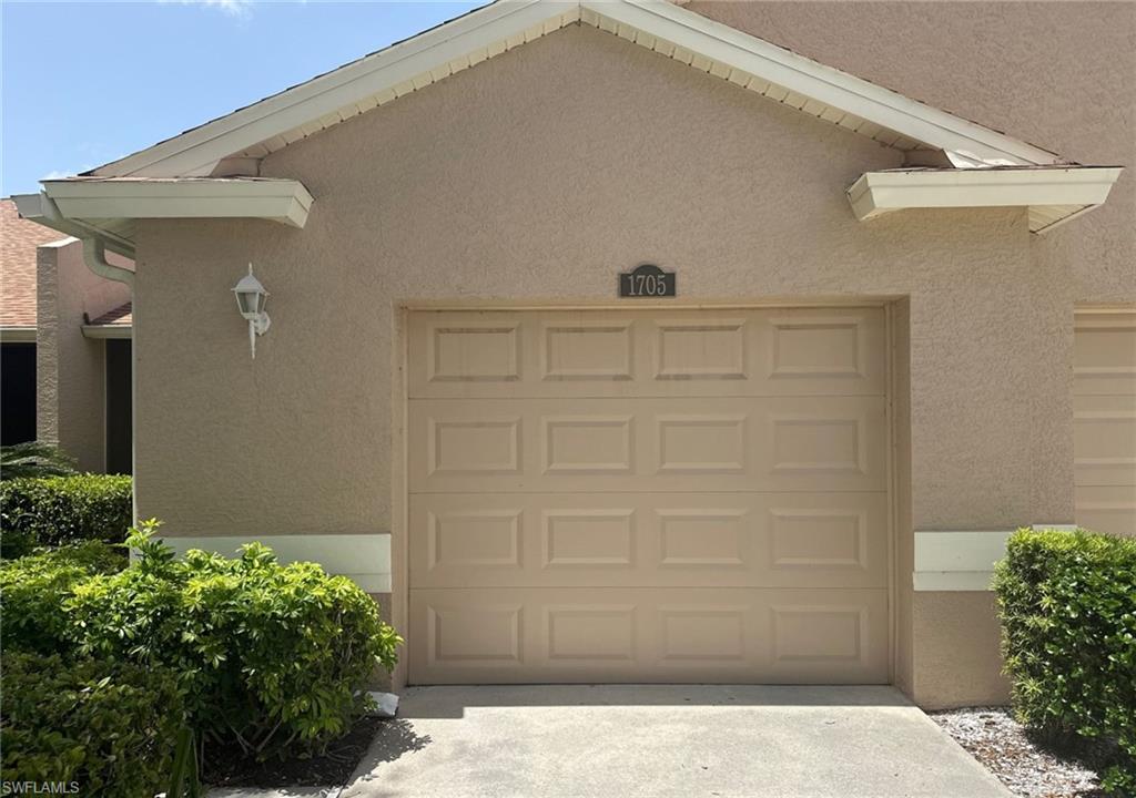 front view of a house with a shower