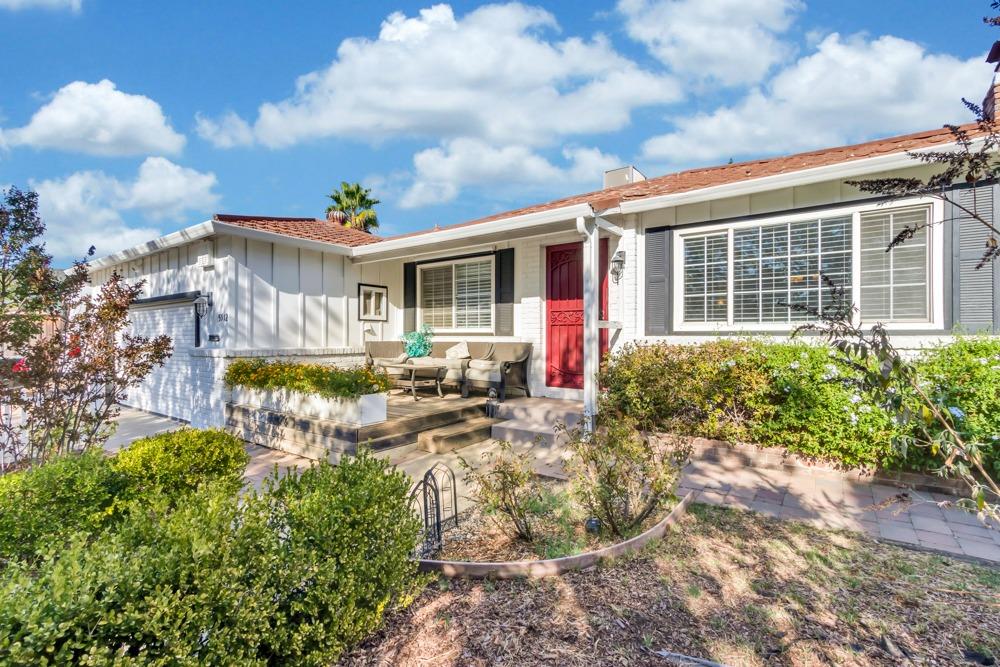 a view of a house with patio