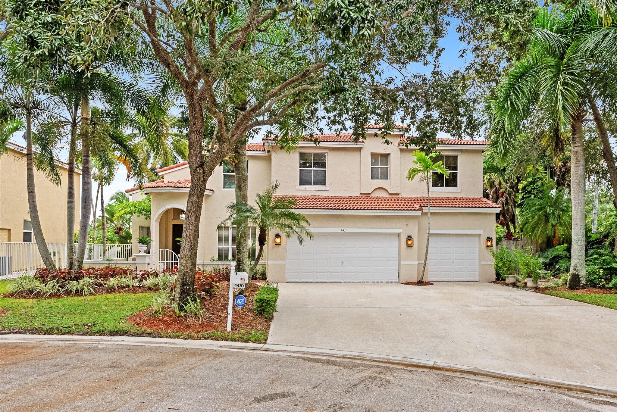 front view of a house with a garage