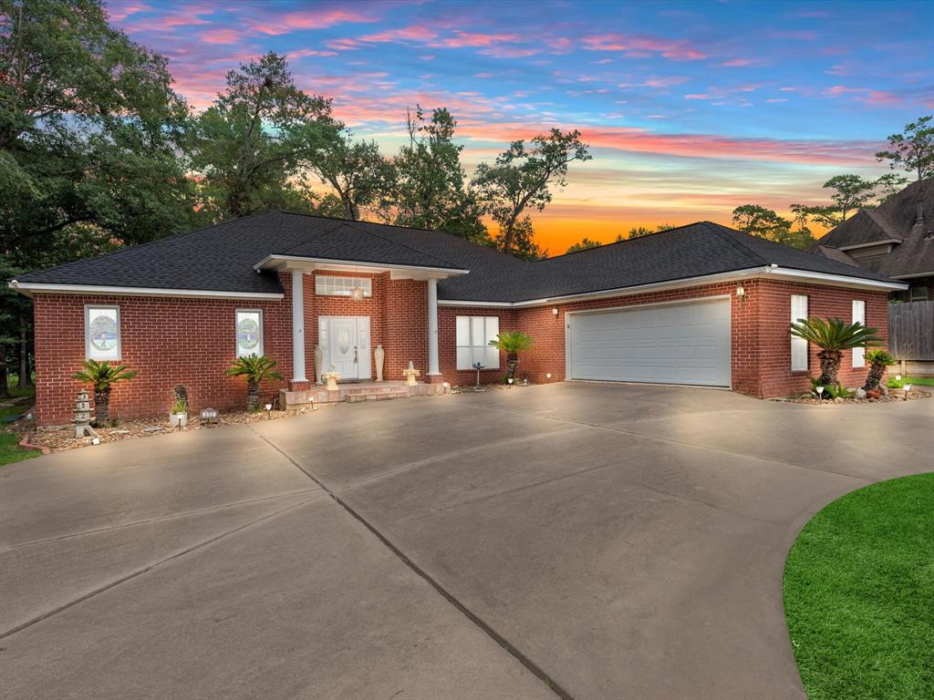 a view of a house with a outdoor space