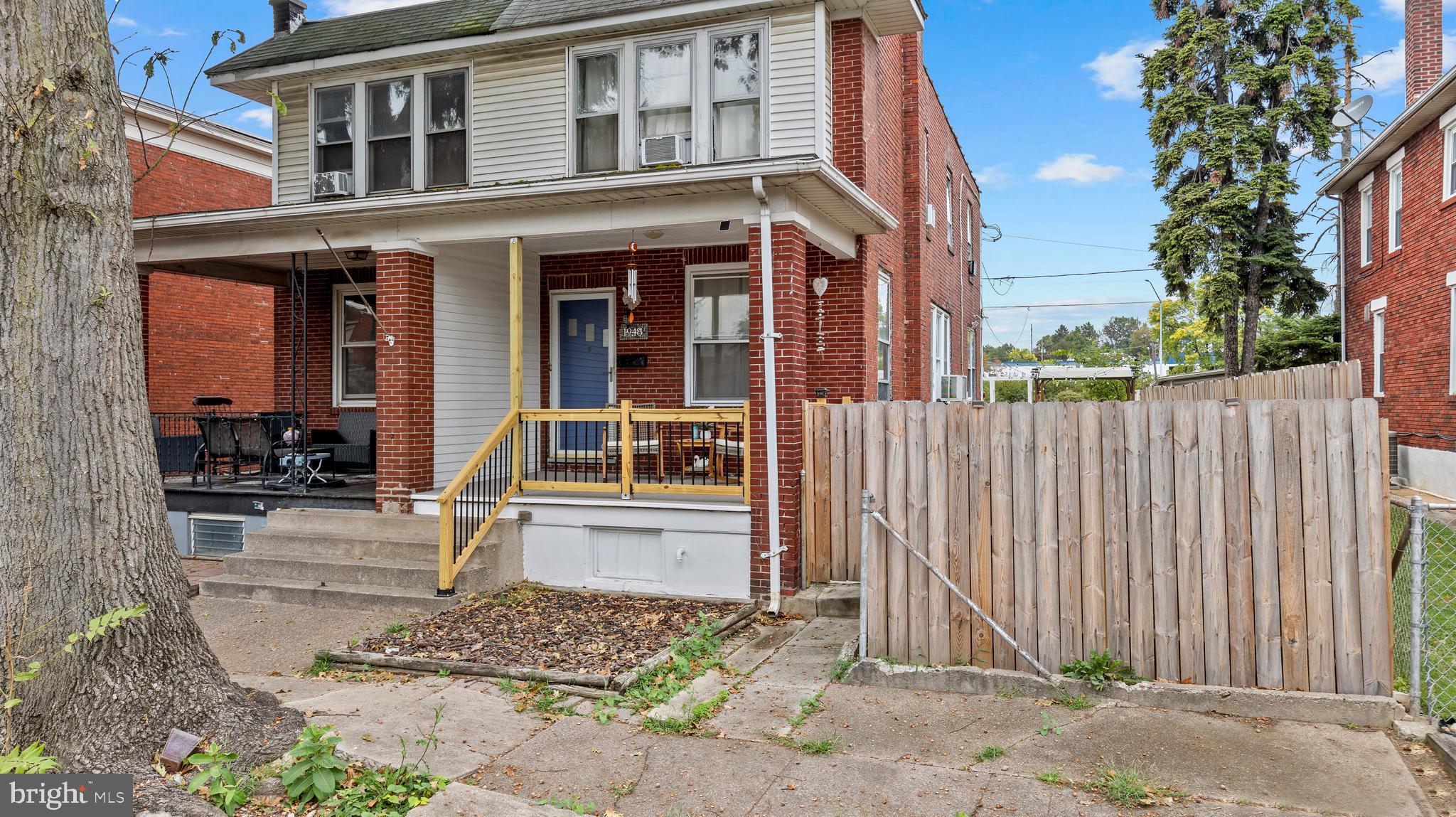 a view of a house with a patio