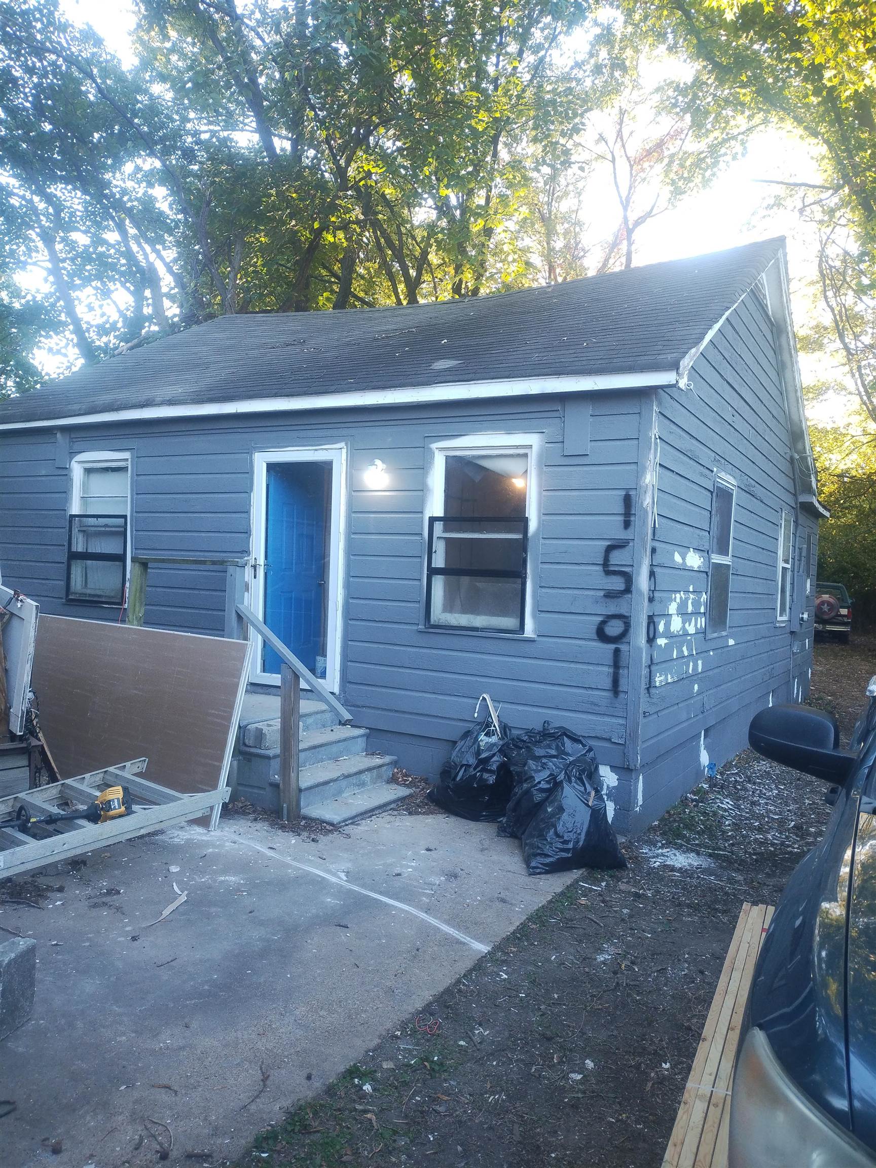 a view of outdoor space and yard