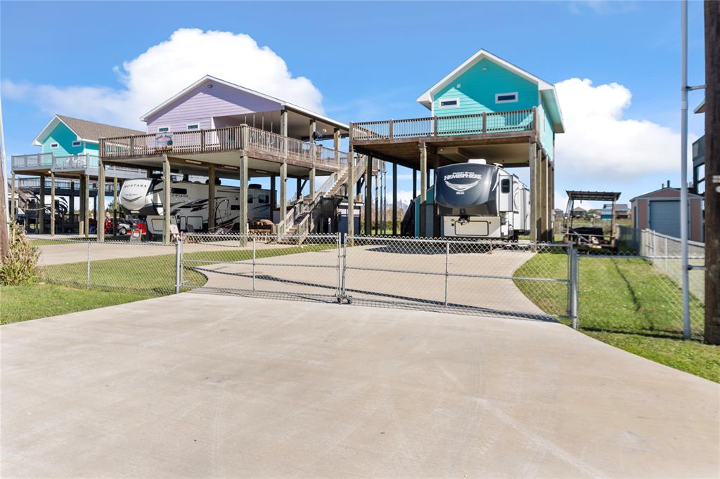 a view of a volley ball court