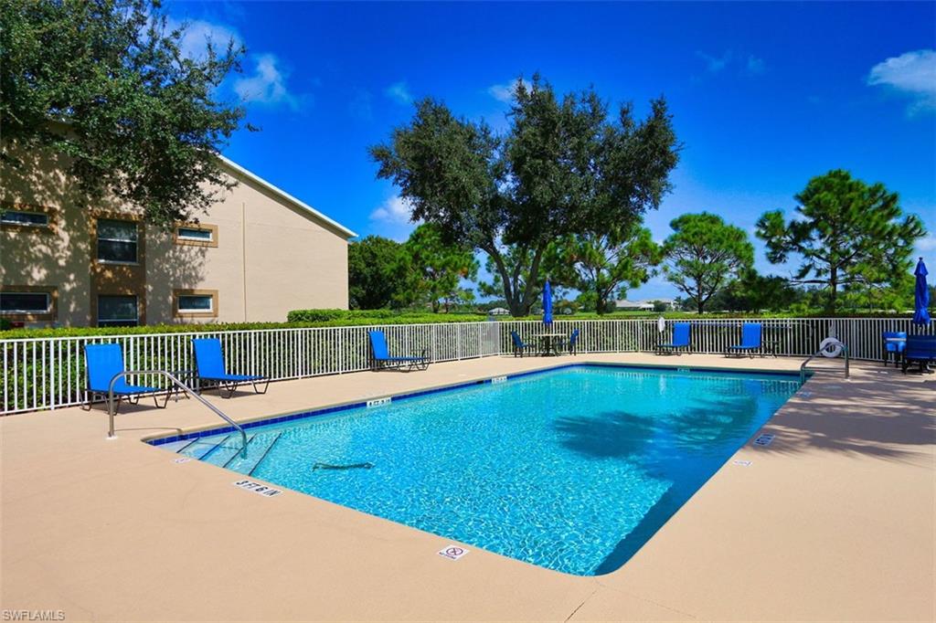 swimming pool view from a balcony