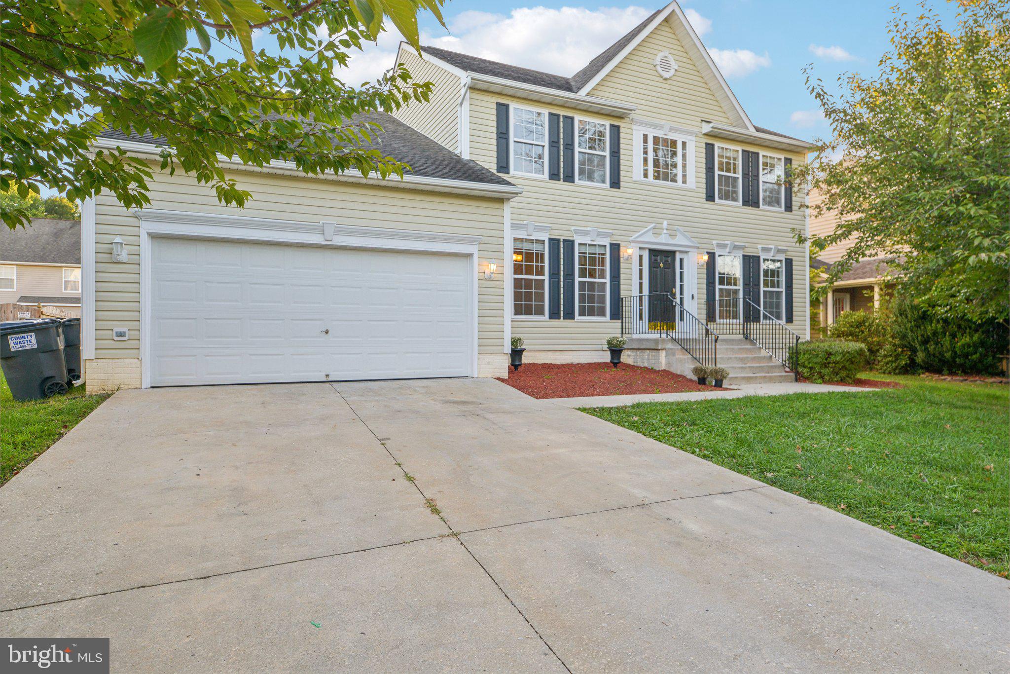 front view of house with a yard