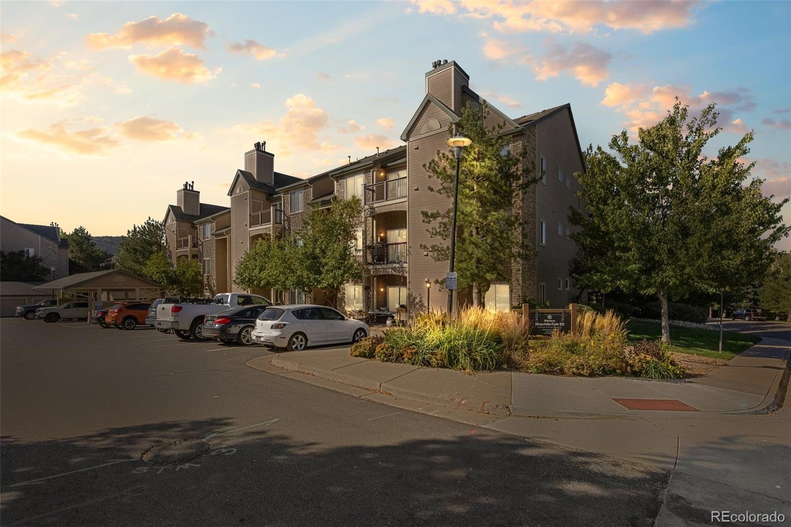 a view of a street in front of a building