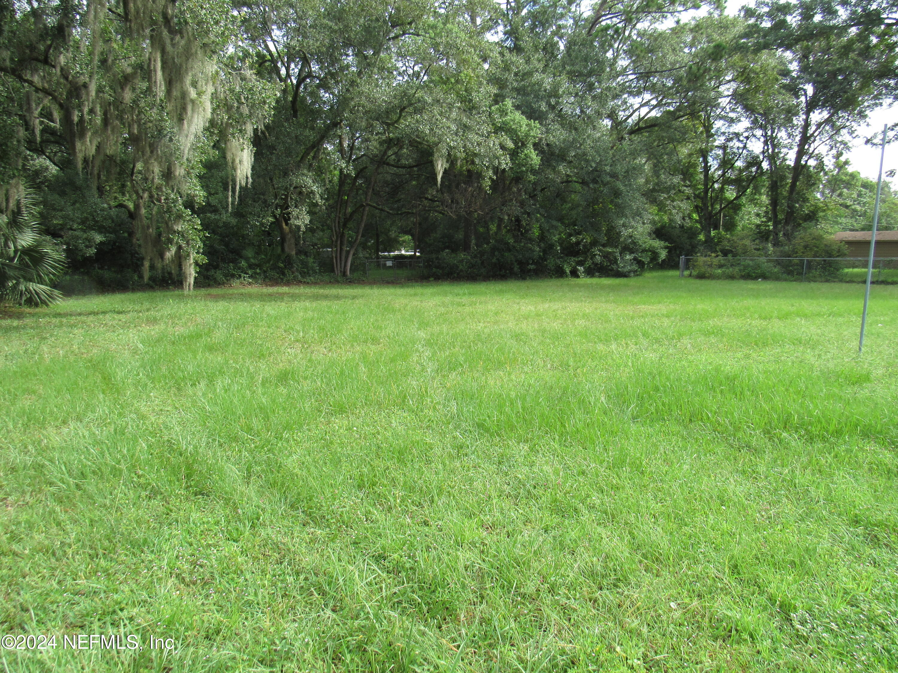 a view of outdoor space with a garden