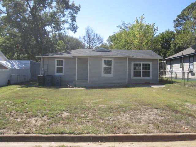 front view of house with a yard