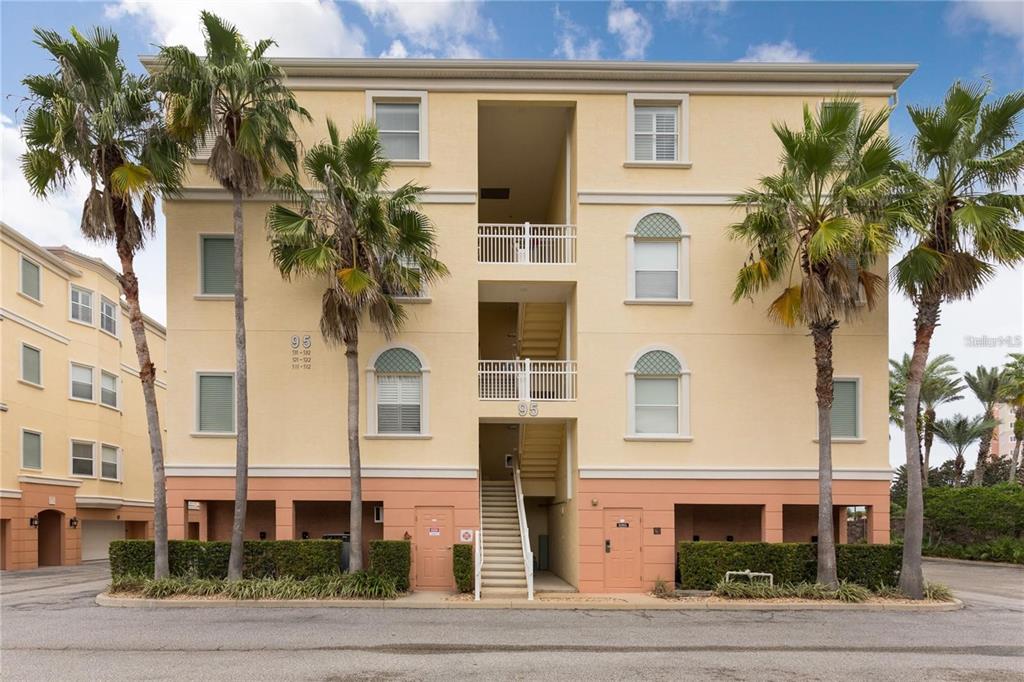 a front view of a multi story residential apartment building