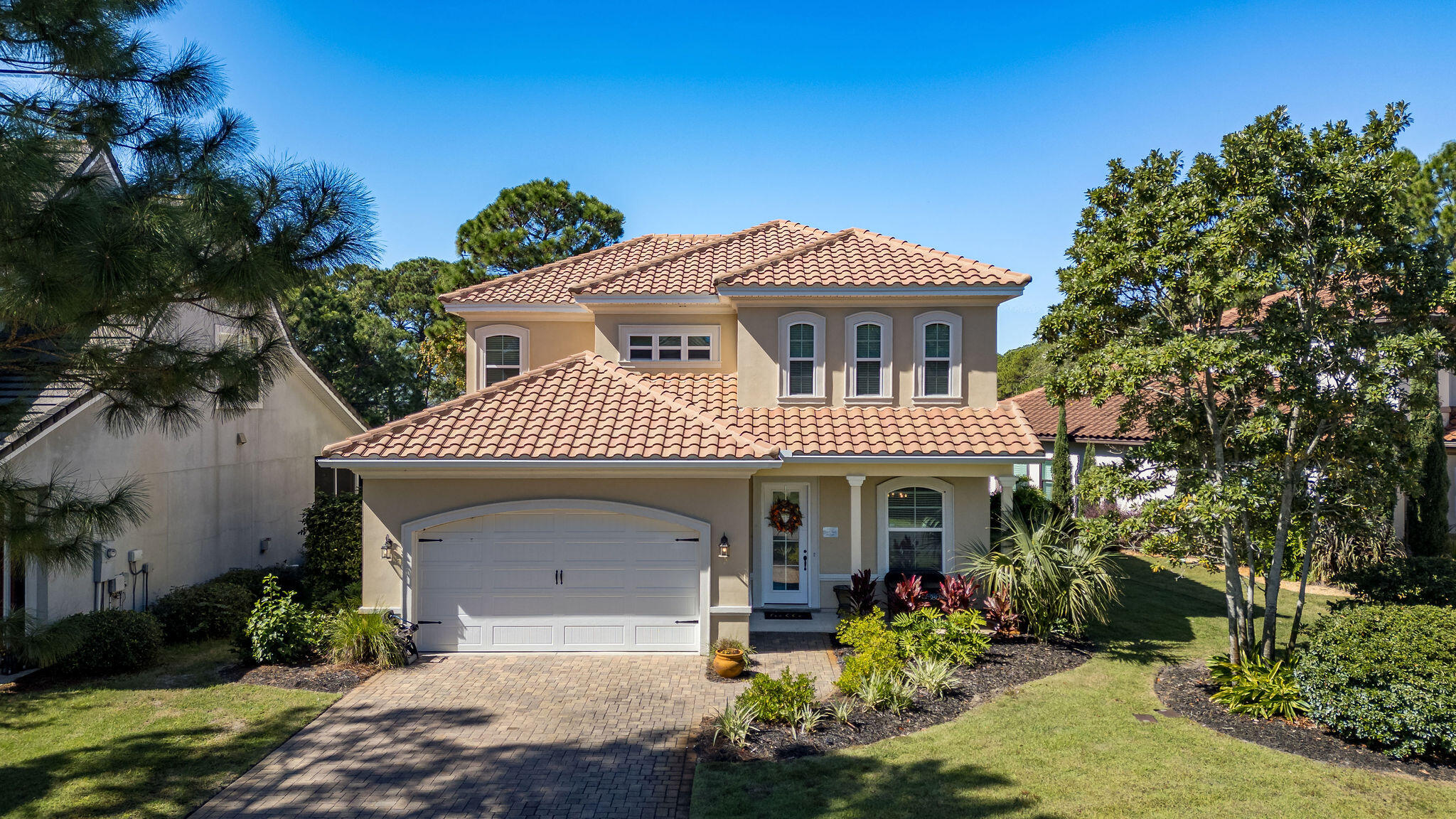 a front view of a house with a porch