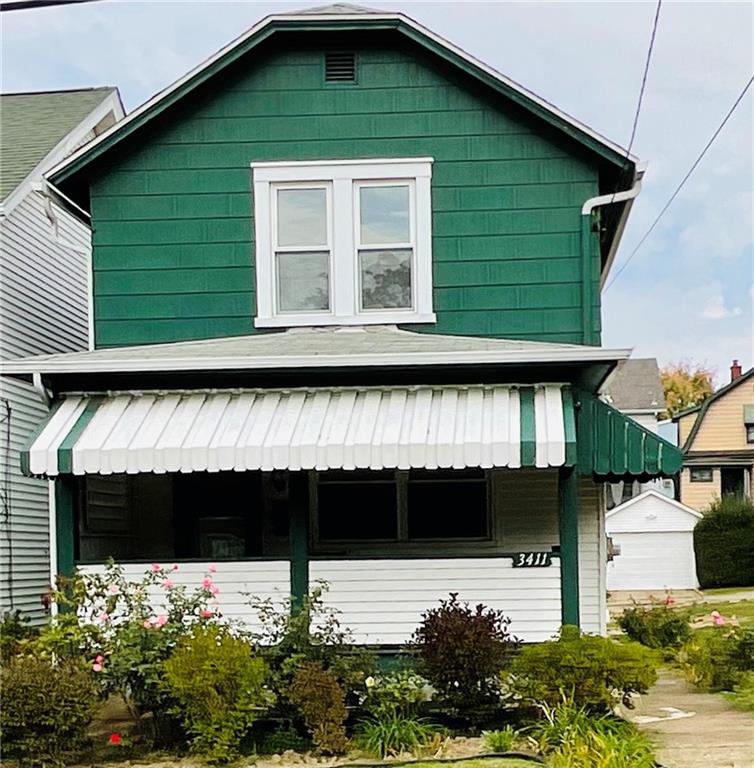 a view of a house with a window