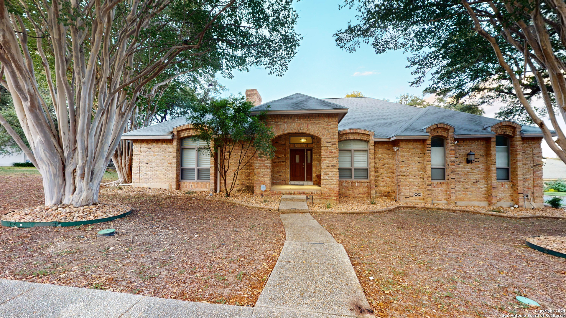 a front view of a house with a porch