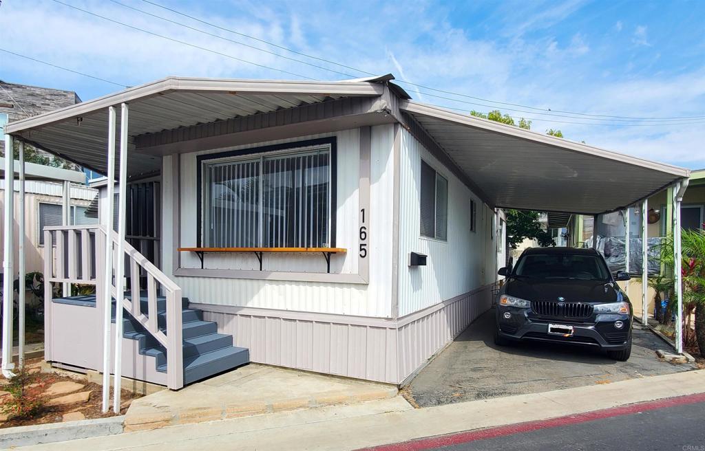 a car parked in front of house