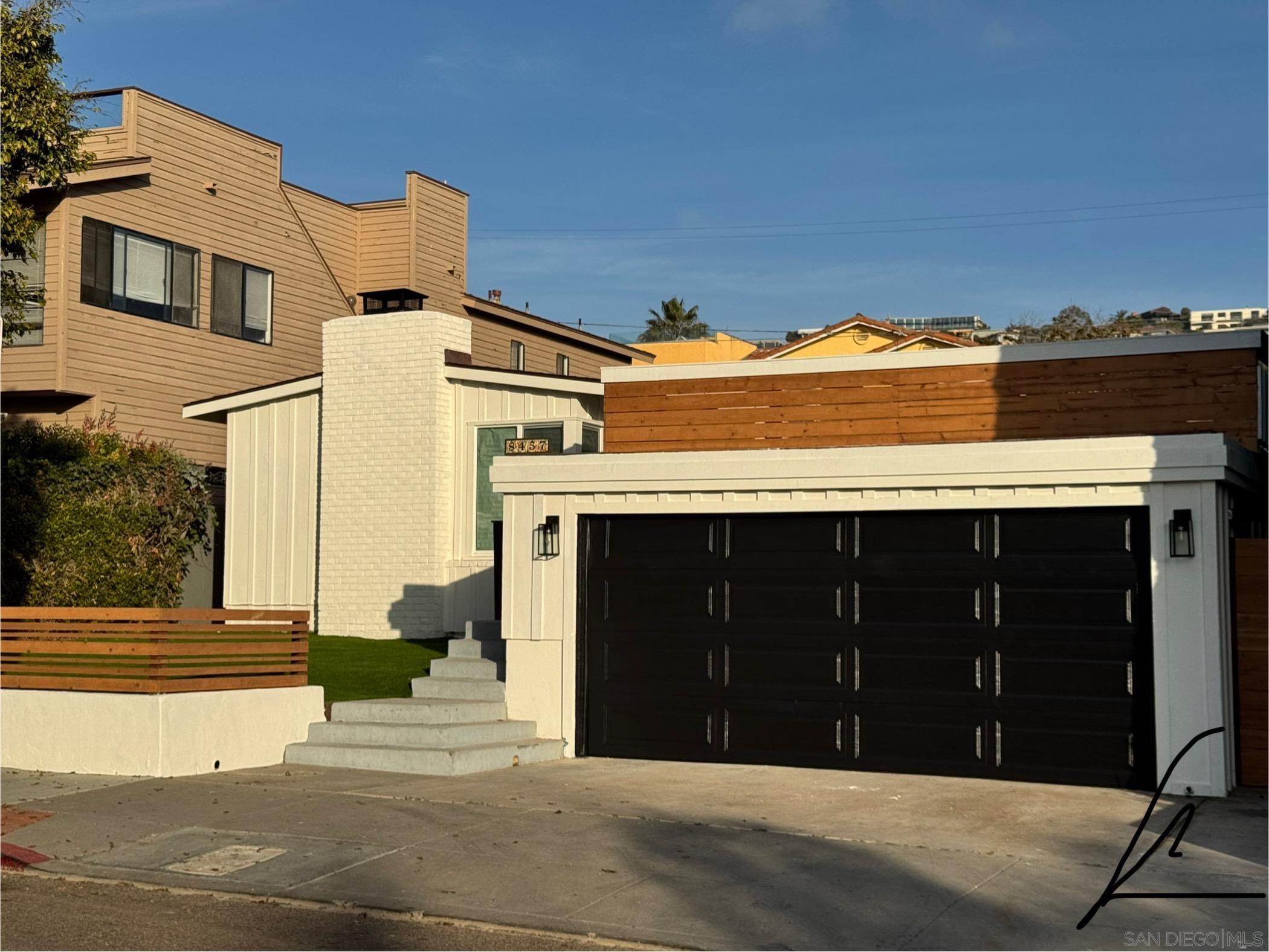 a view of a house with a outdoor space