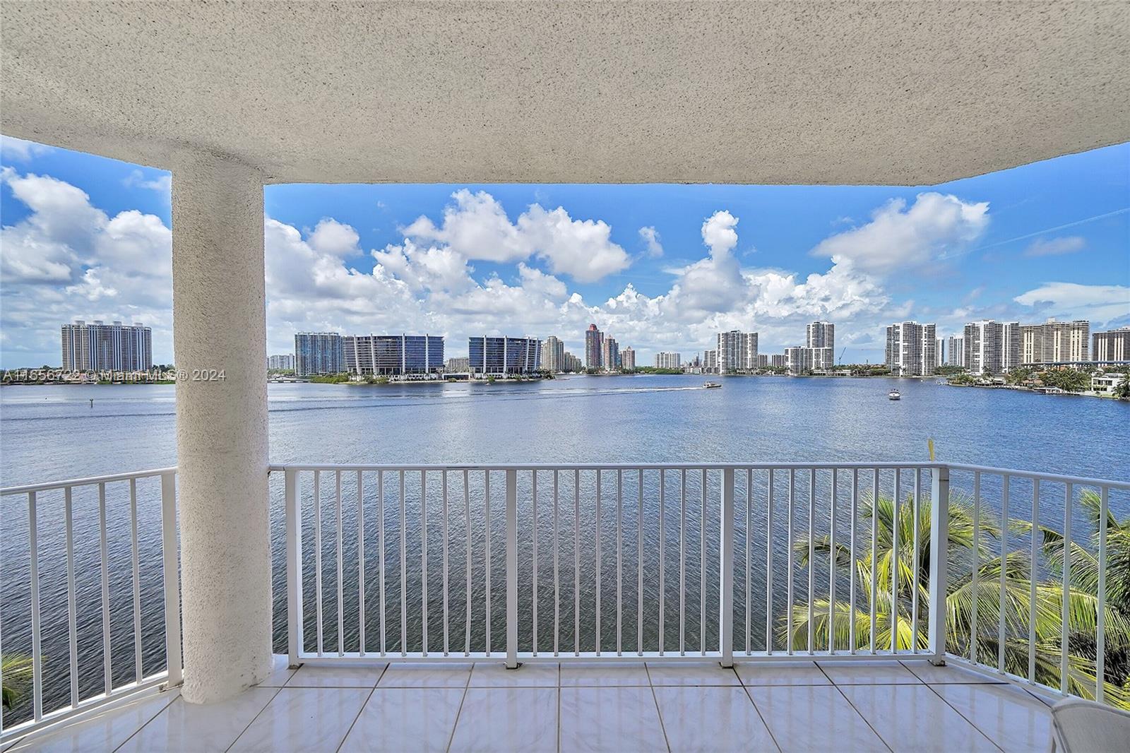 a view of a balcony