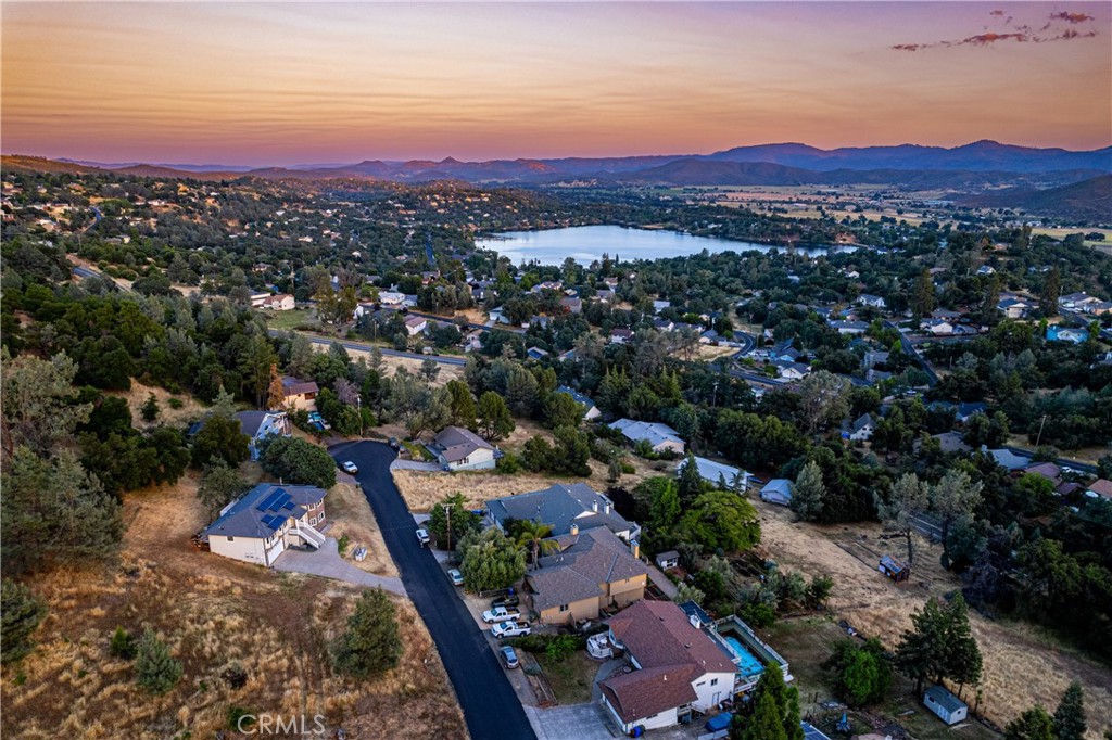 a view of city and mountain