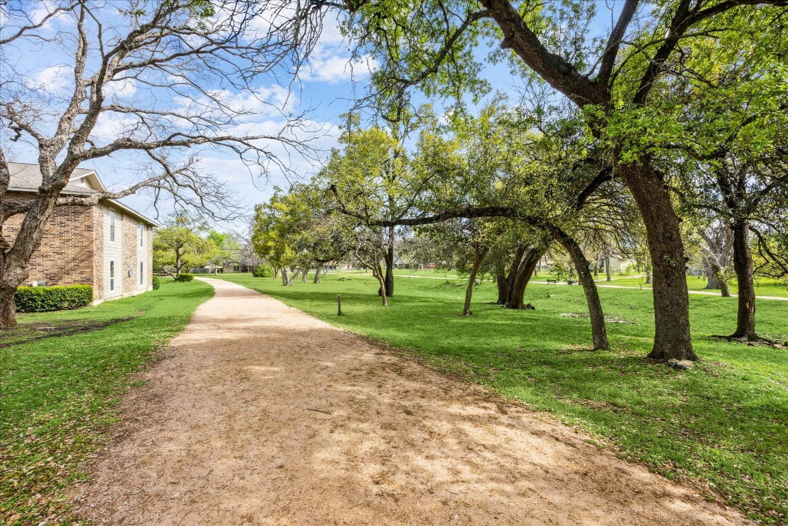 Unit backs up to beautiful park/trail.