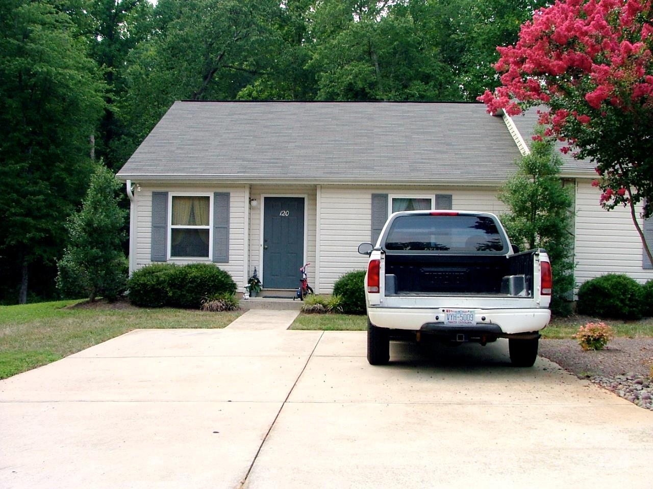 a car parked in front of house