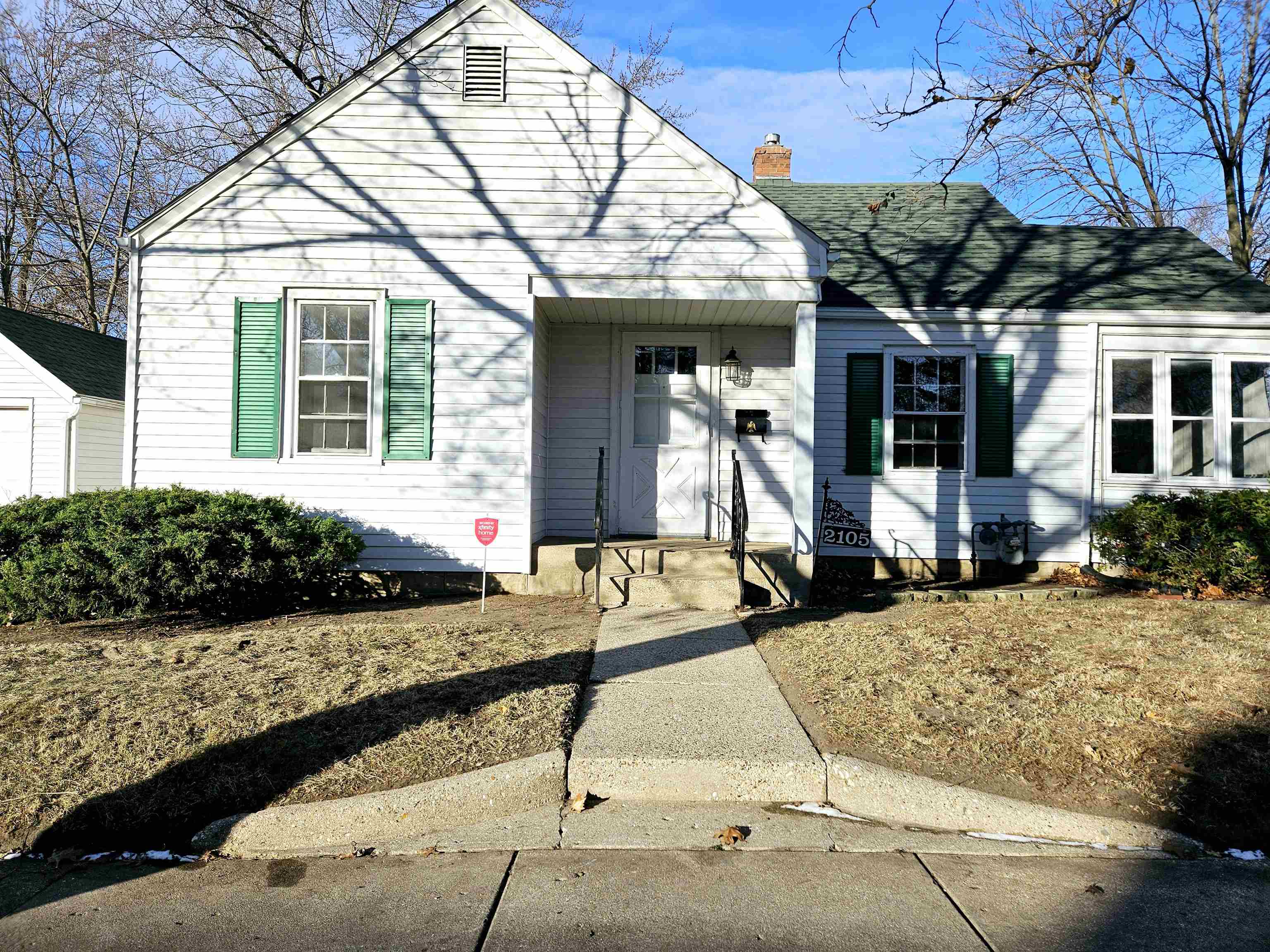 a view of a house with patio