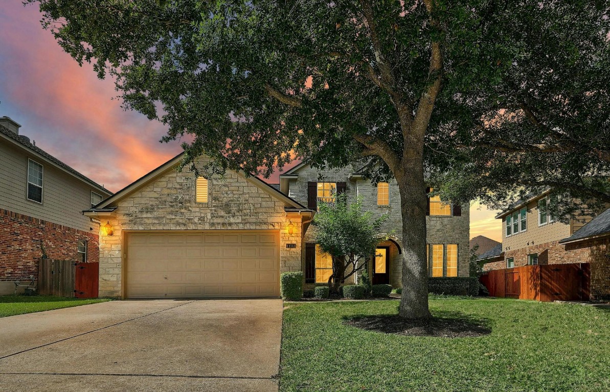 front view of house with a yard