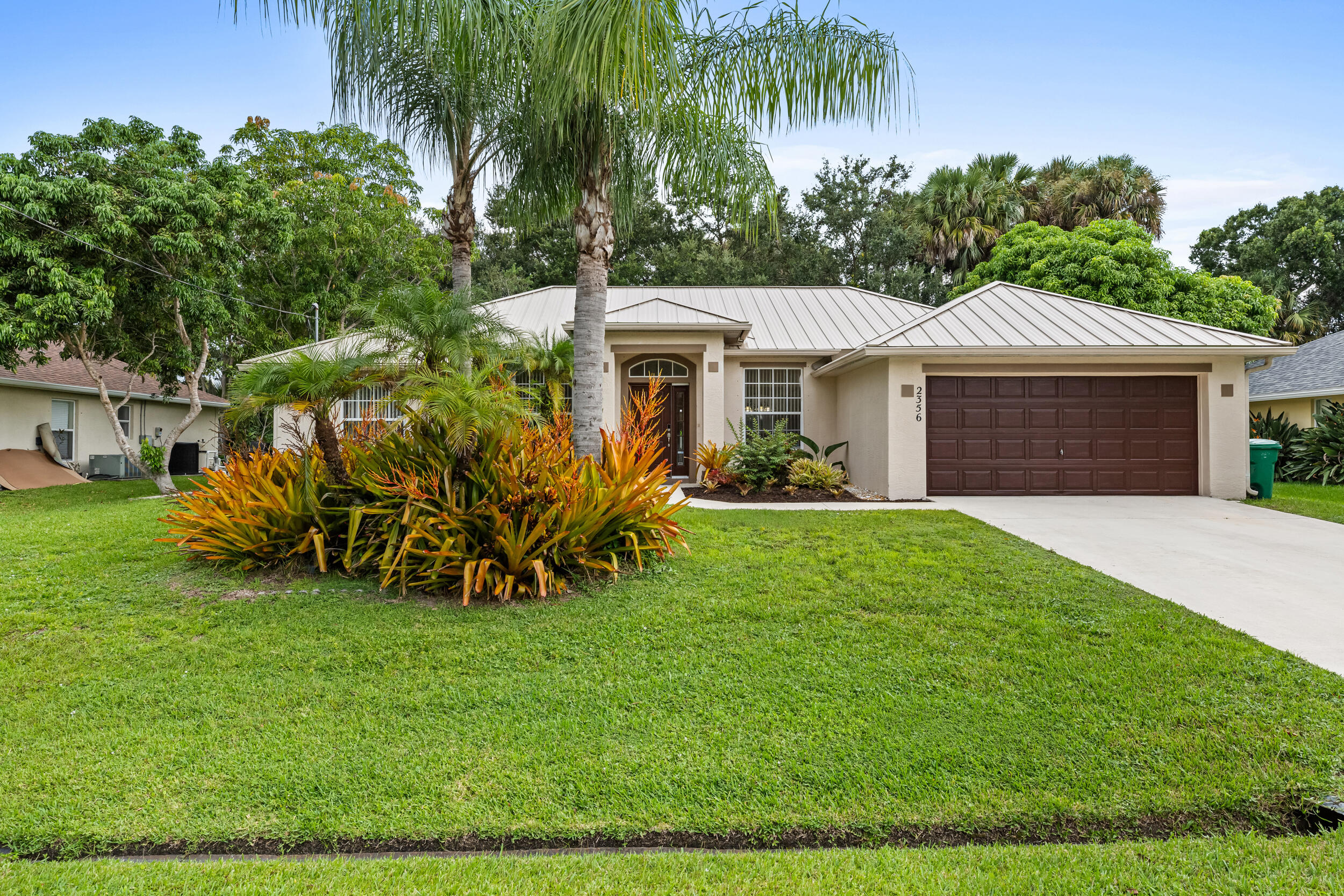 STUNNING COLOR METAL ROOF