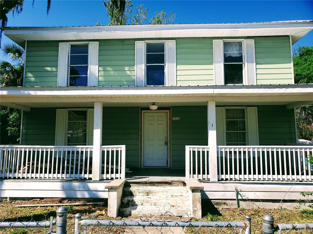 a view of a house with a window