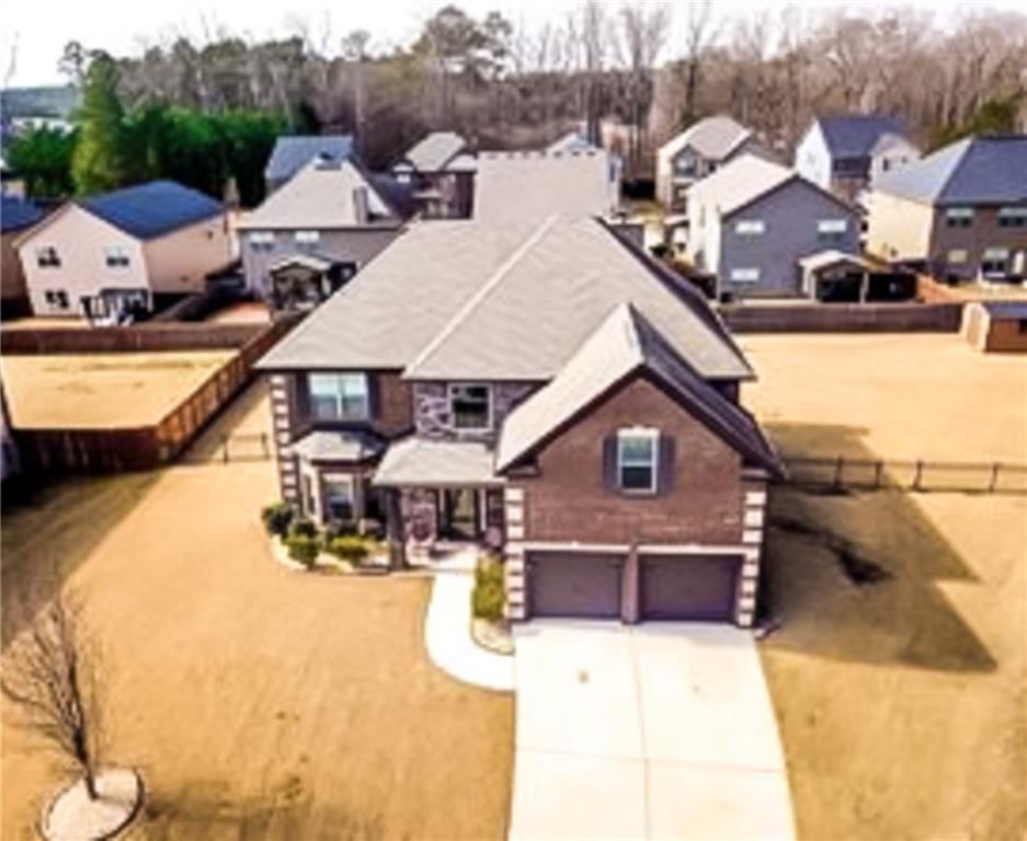 a view of a house with roof deck