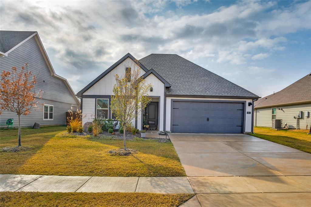 a view of a house with a patio