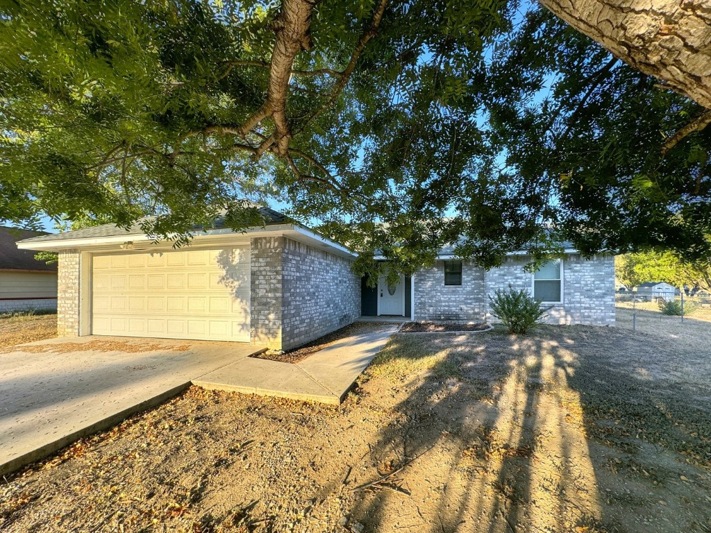 a view of a house with a outdoor space