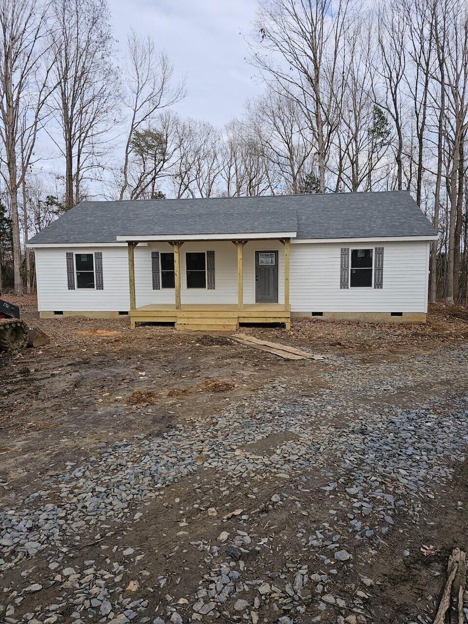 front view of house with a yard