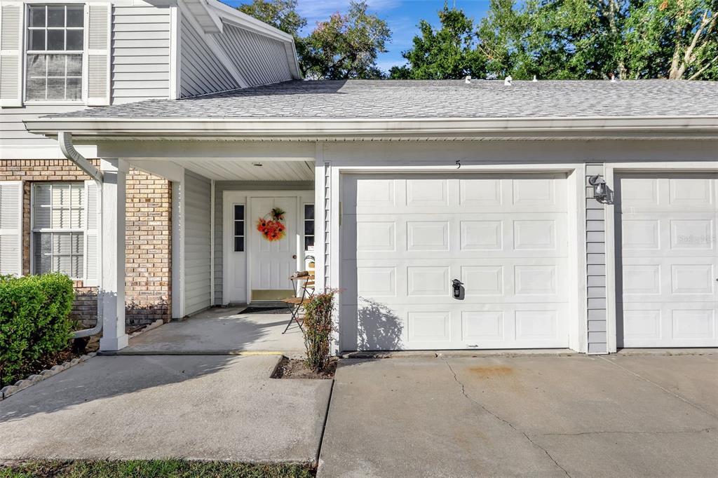 Front Door Entrance-Garage Door