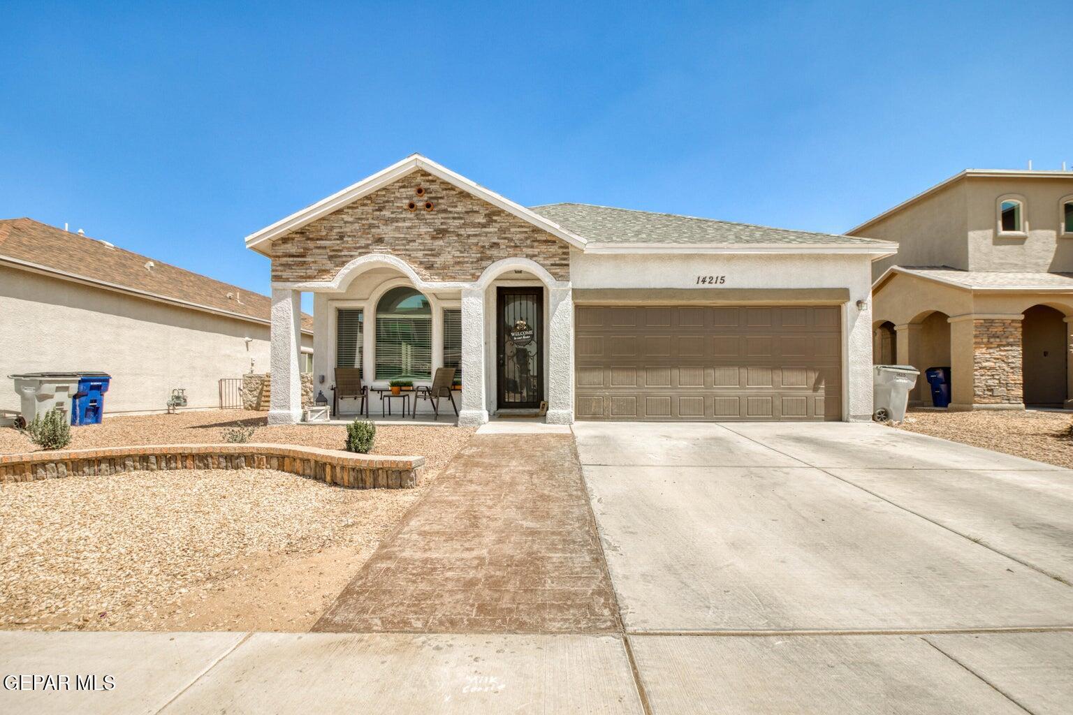 a view of a house with a patio