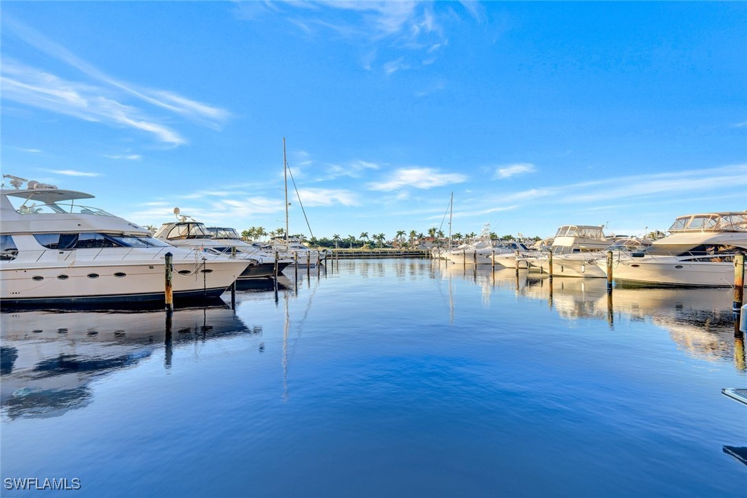 a view of a lake with outdoor space