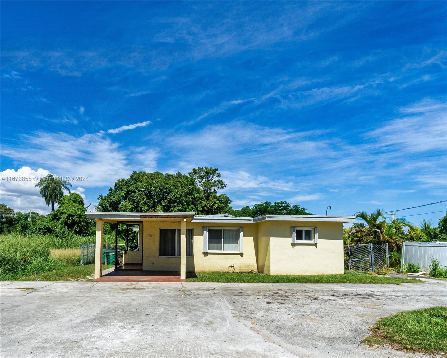 front view of a house with a street