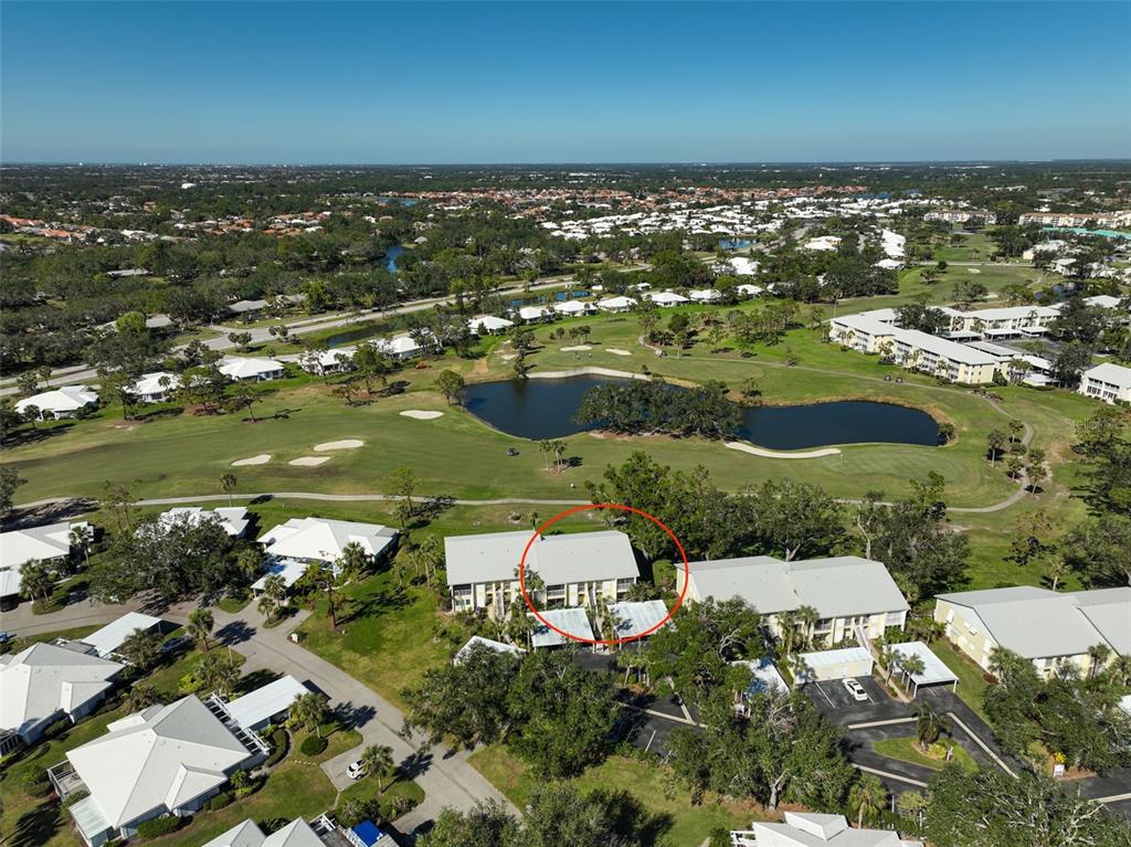 an aerial view of ocean residential house with outdoor space