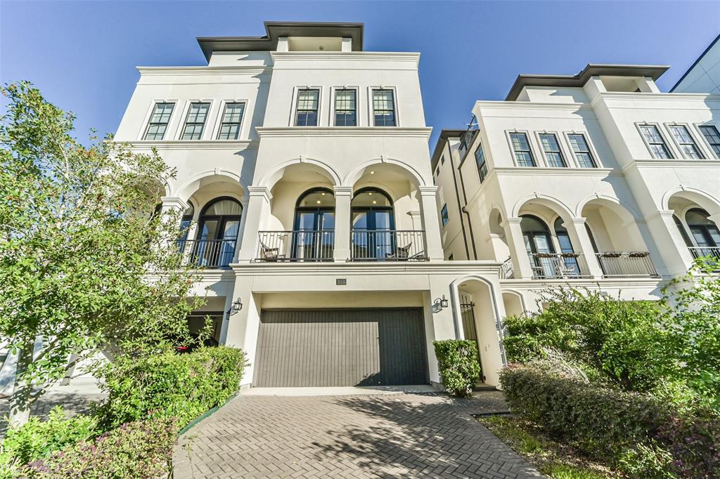 a front view of a multi story residential apartment building