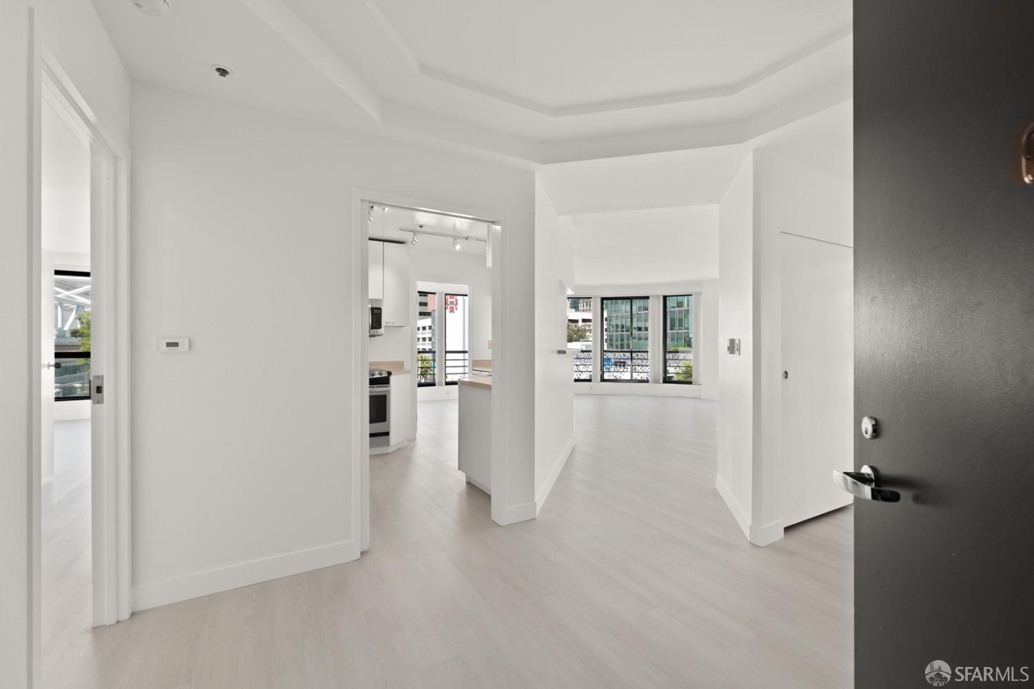 wooden floor in a room