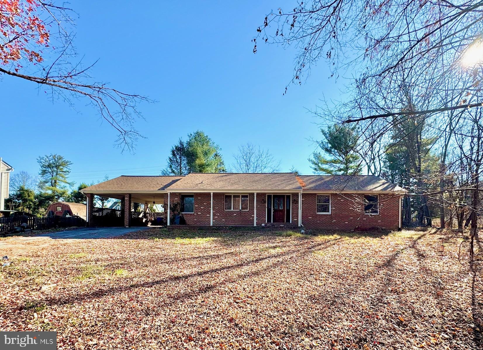 a view of a house with a large tree and a yard