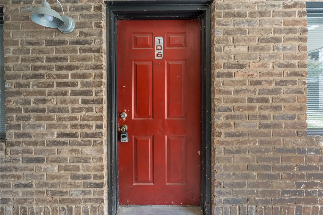 a view of door