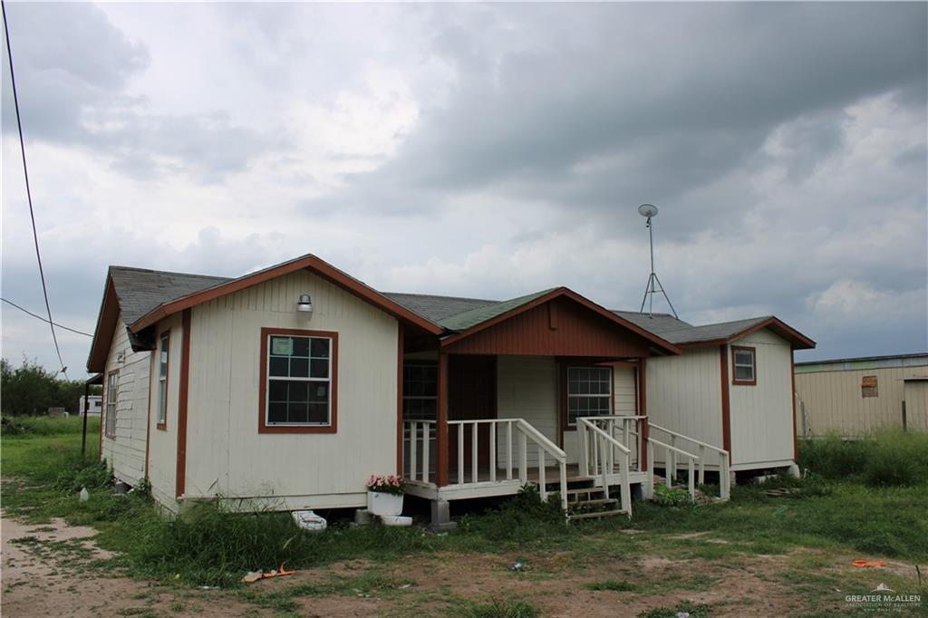 View of front of home featuring a porch