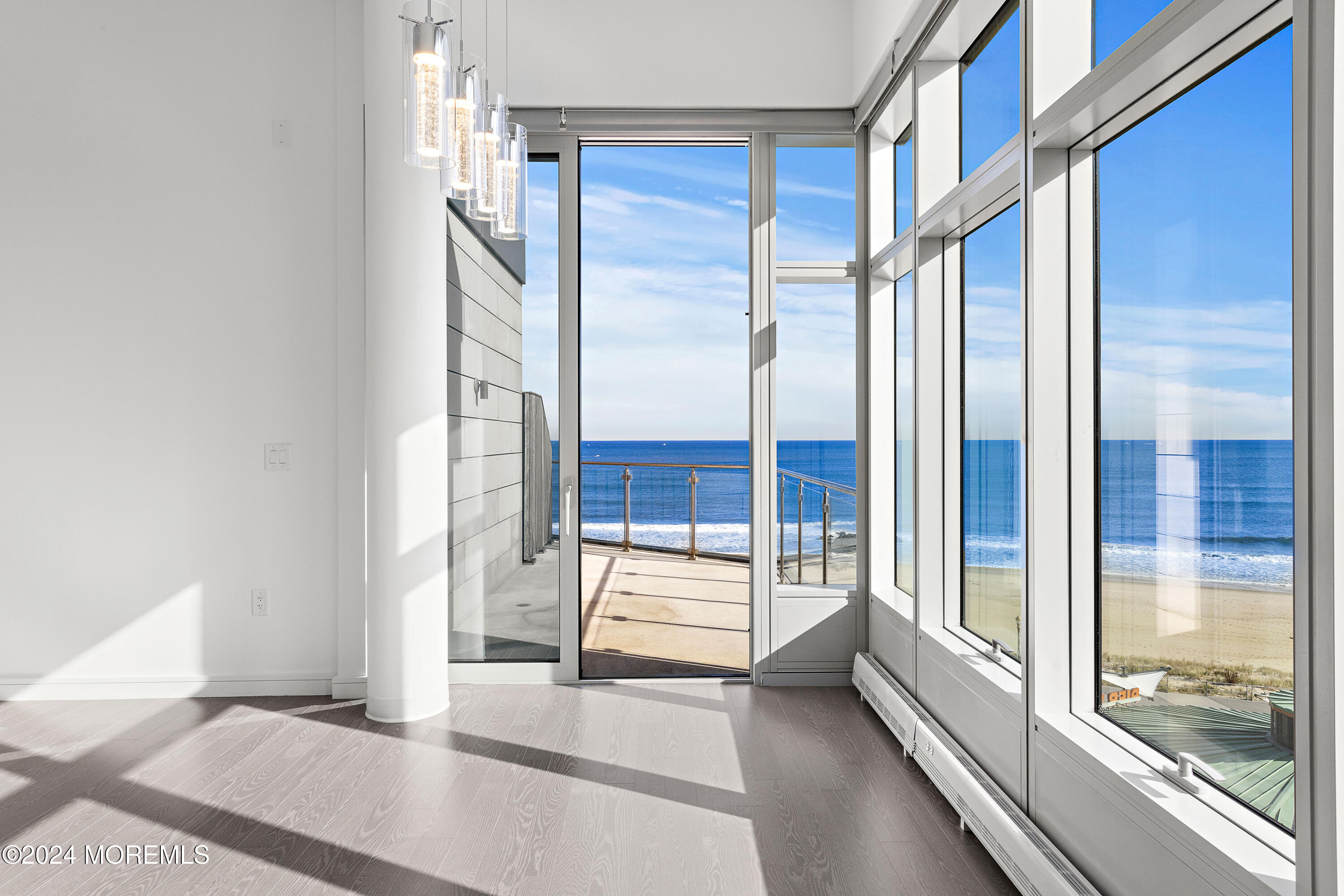 a view of front door and bedroom