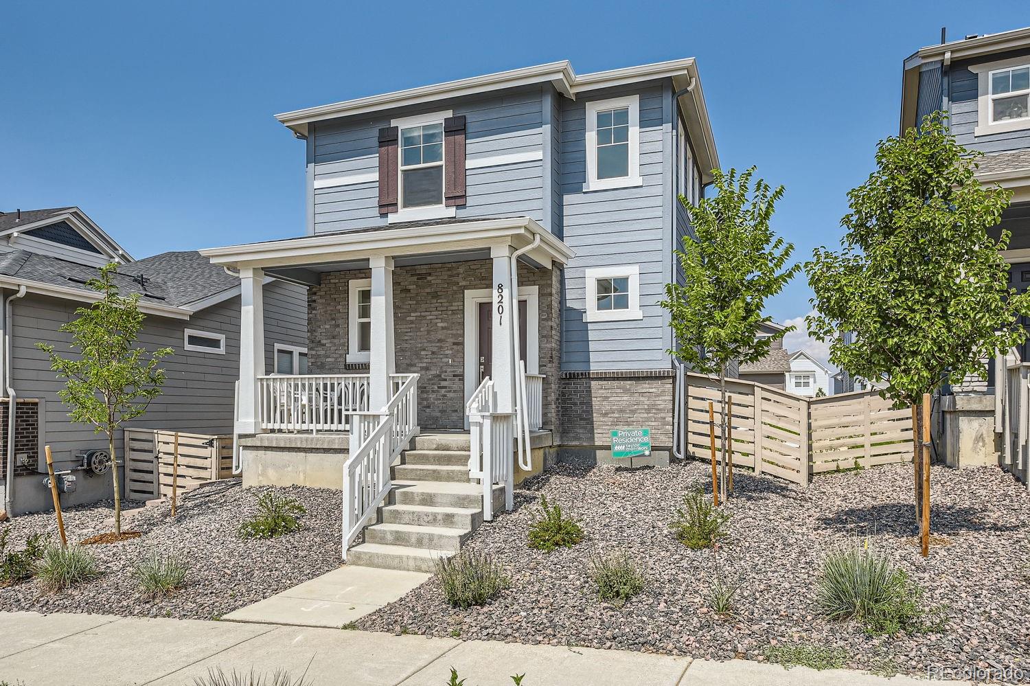 front view of a house