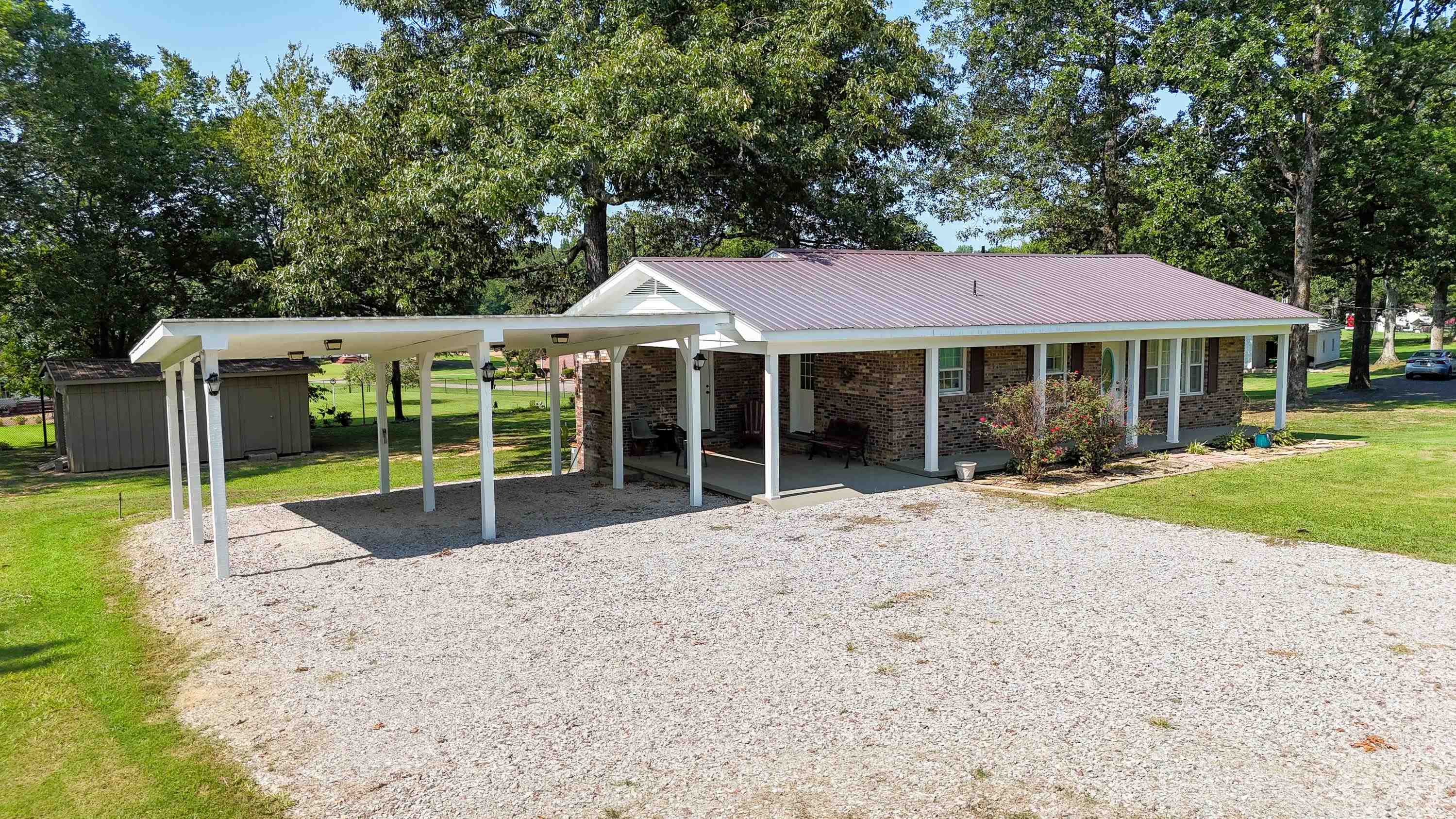 View of front of home with a front yard