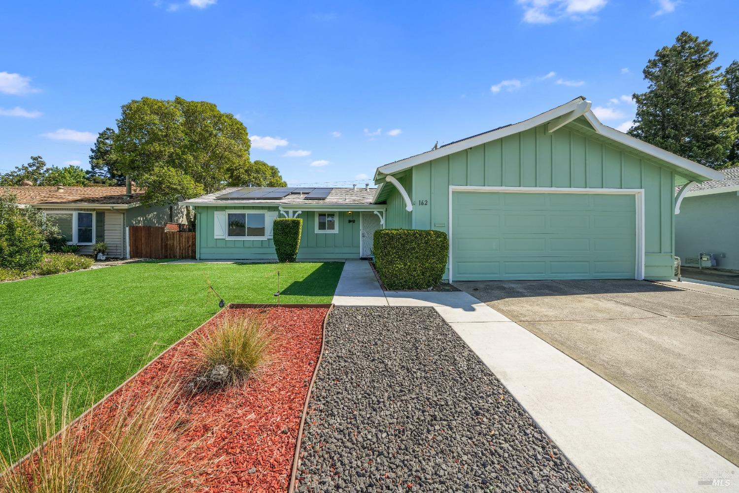 a view of outdoor space yard and front view of a house