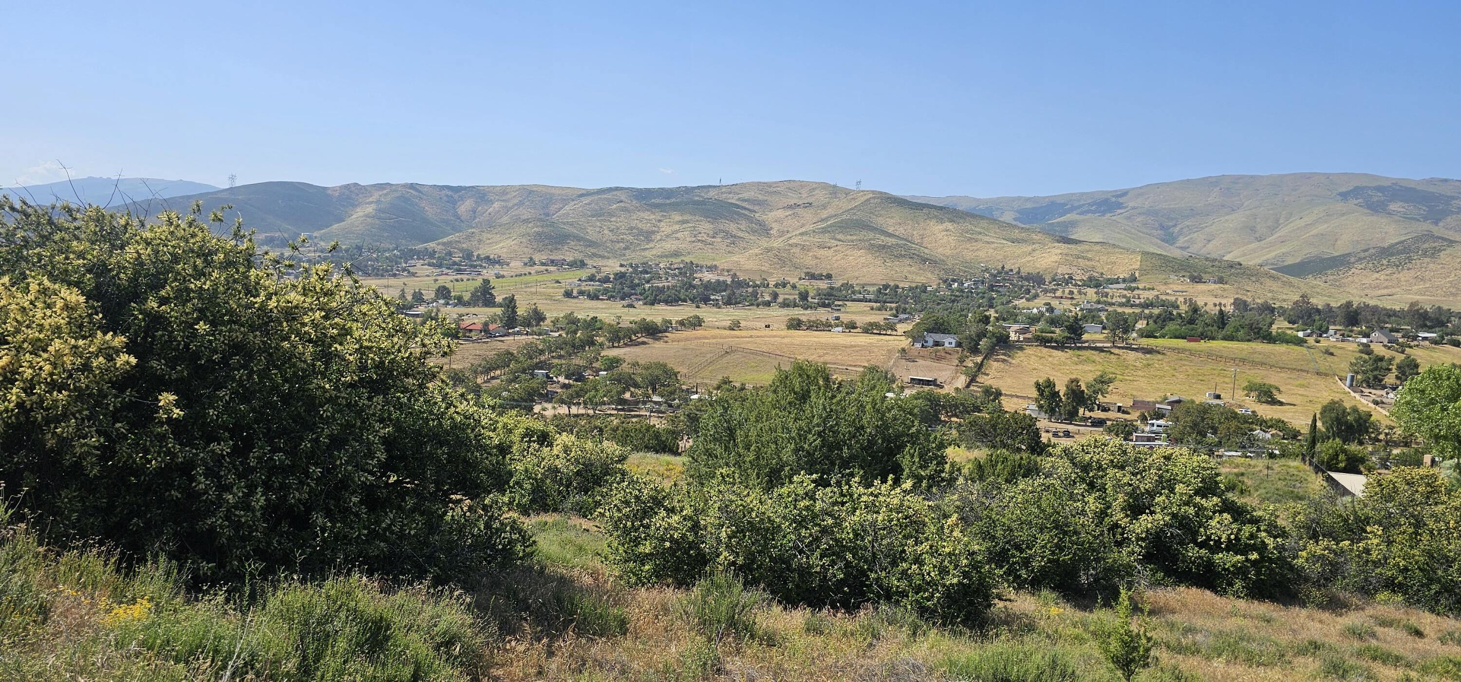 a view of lake and mountain