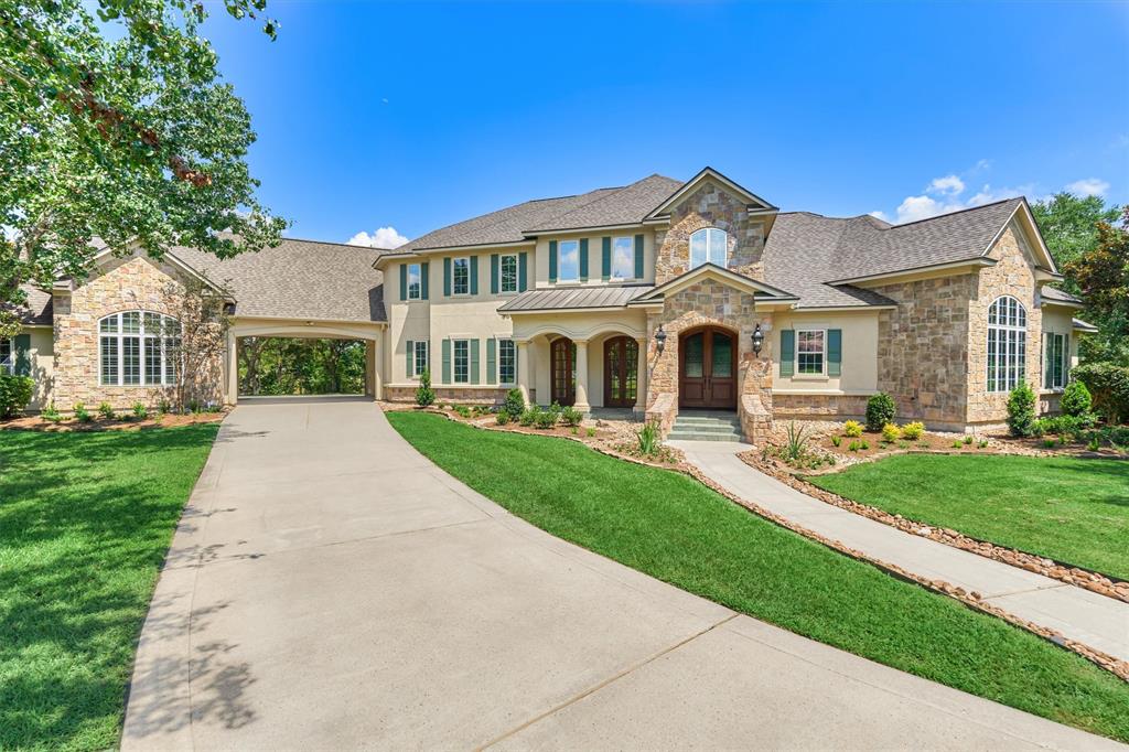 Built By TD Cox Custom Homes, This Home’s Striking Beauty Is Evident The Moment You Make Your Way Up The Long Drive. This Estate Home Is Situated On 6.82 Acres And Features An Elegant Stone And Stucco Elevation With A Graceful Front Porch And Wooden Shutters.