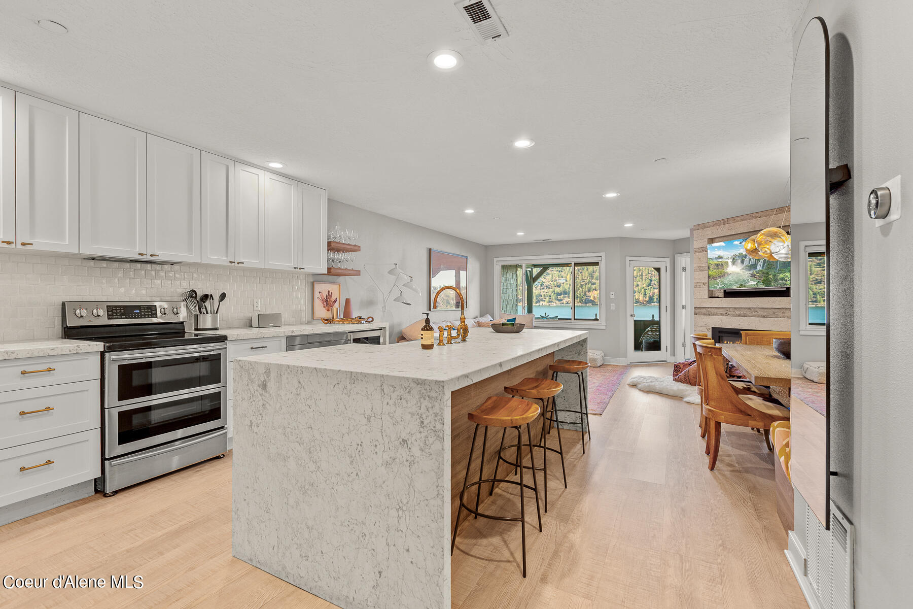 Kitchen and View