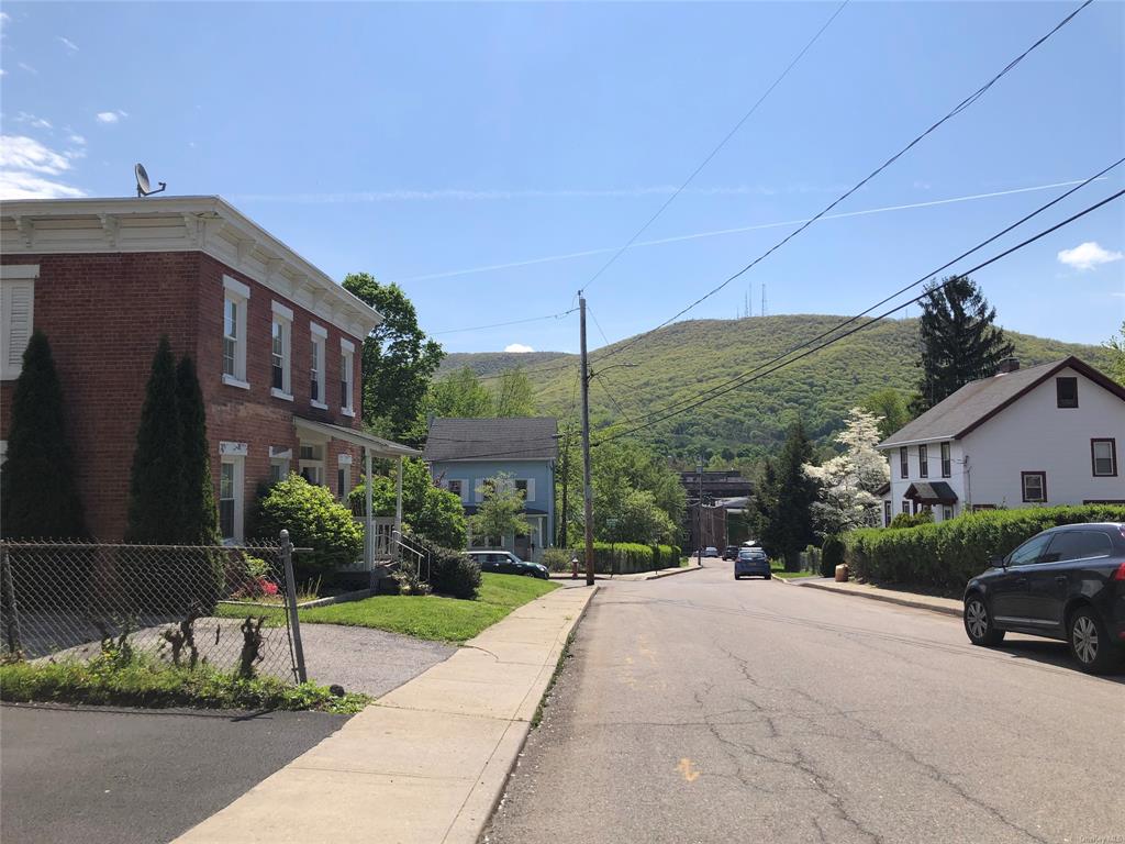 View of street featuring a mountain view