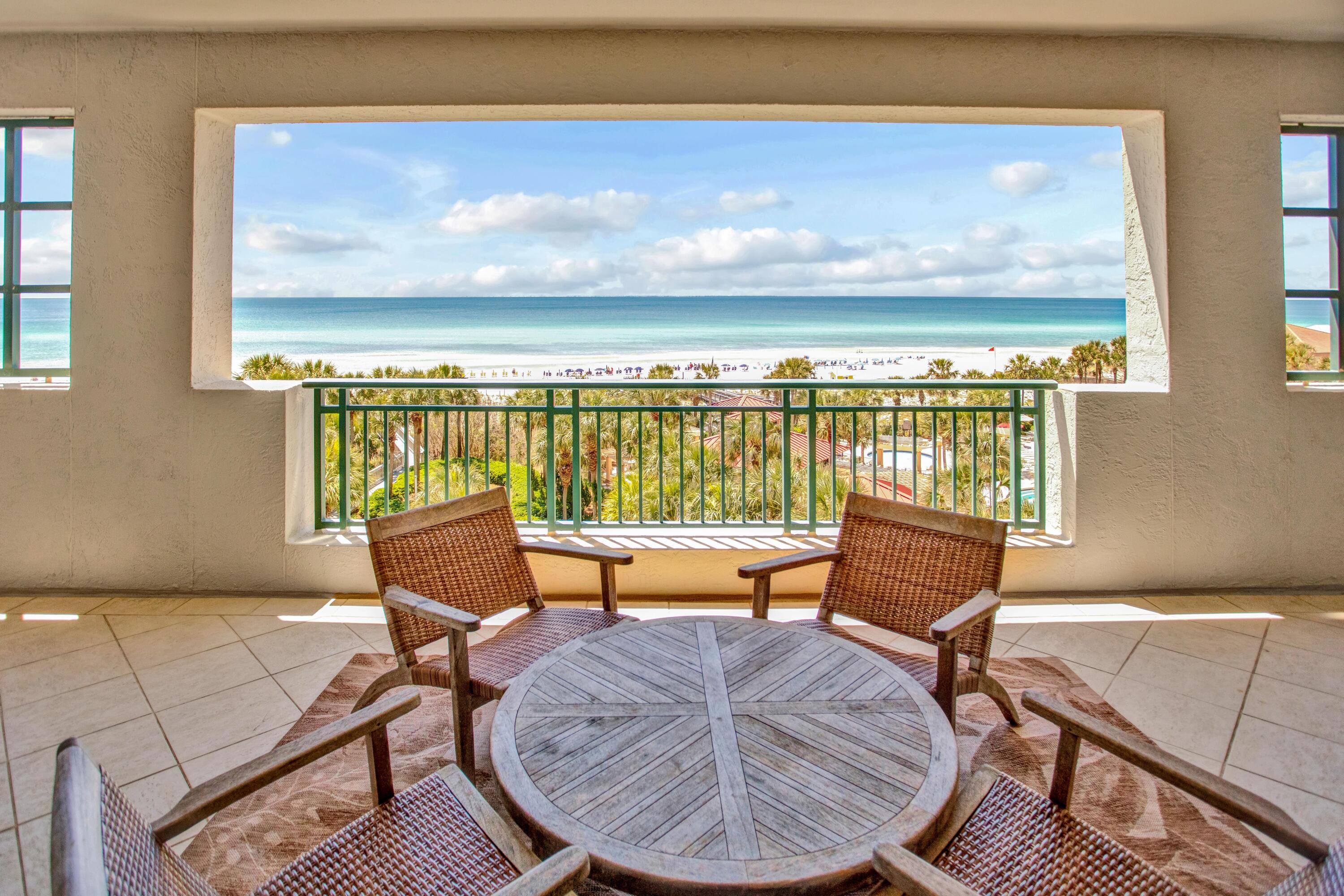 a outdoor living space with furniture and outdoor view