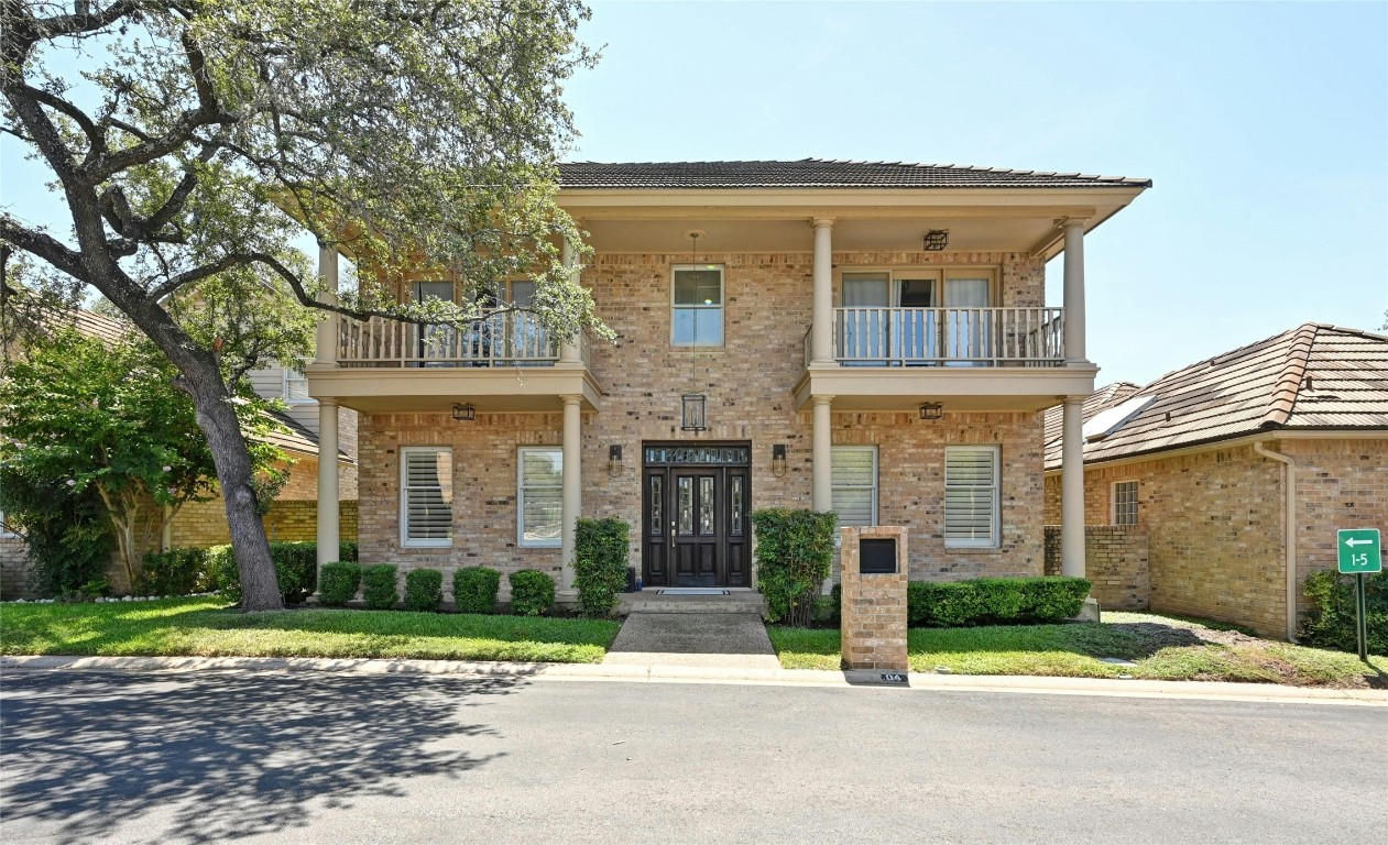 front view of house with a yard